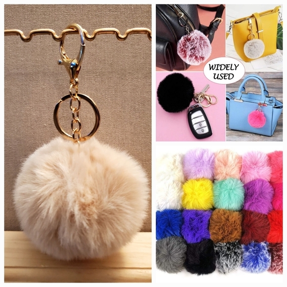 Accessories - Cute Fashion Faux-Fur Puff Ball